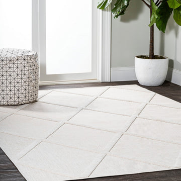 Salines Diamond Trellis Indoor/outdoor Area Rug
